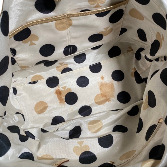 Kate Spade Gold Metallic Tote Bag - Picture 14 of 16